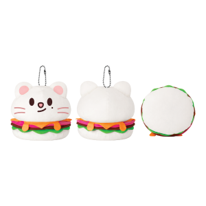 SKZOO Jiniret plush-style keyring charm for Stray Kids fans